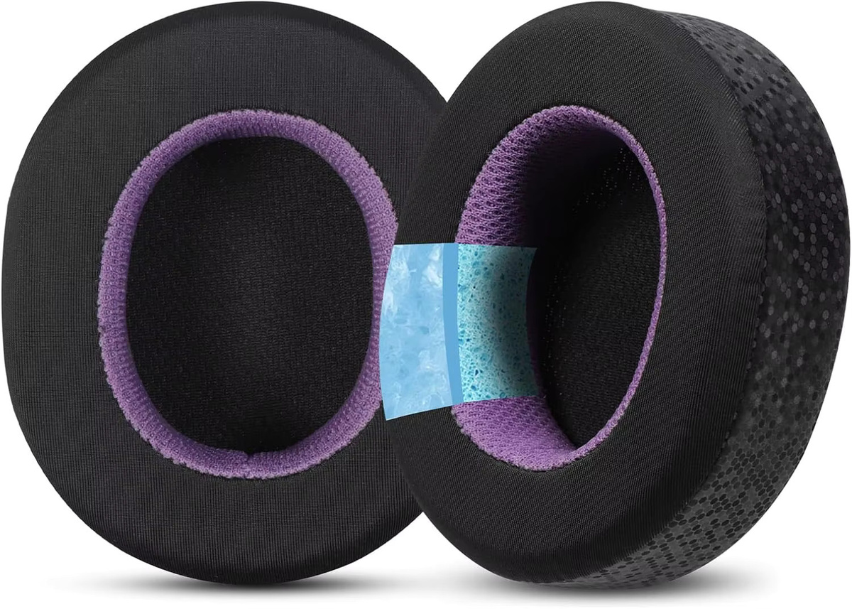 SteelSeries Ersatz-Ohrpolster aus Kühlgel-Mesh für Arctis 1/3/5/7/9/Pro/Nova Kopfhörer in Schwarz oder Lila - Bild 2