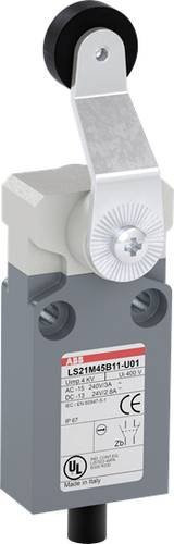 ABB LS21M45B11-U01 Positionsschalter mit Kuppenstößel, 10A, grau, IP67 - Bild 1