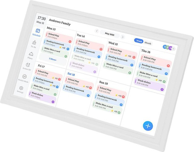 Smart Digitaler Kalender Familienplaner, white - Bild 1