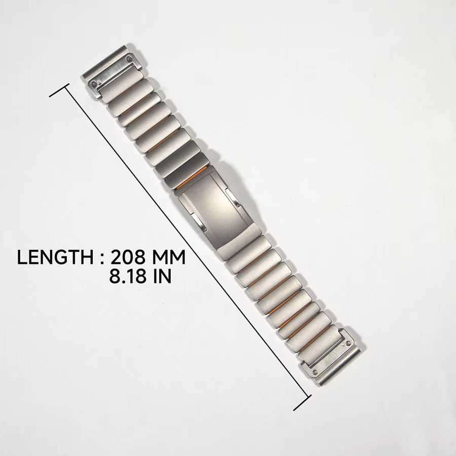 CAOWTAN Uhrenarmband Titan, Edelstahl, 26 mm, Quick Fit - Bild 4