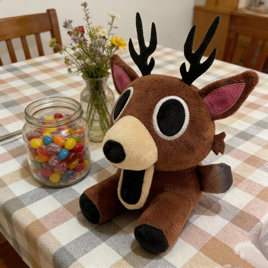 Yiran toy 99 Nächte im Wald Hirsch Plüschtier 20cm - Bild 5