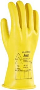 Ansell Elektriker Handschuhe E014Y aus Latex in Gelb, Größe XL, 1000 V AC - Bild 1