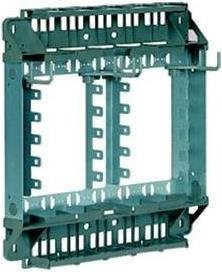 Corning Verteilerkasten VKA4/DIN LSA-Plus in Grau, B/T/H: 33,0 x 33,0 x 12,5 cm - Bild 1