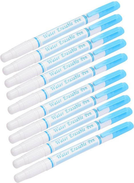 10 Stück Igeteck Doppelkopf Stoffmarker Wasserlöslich Blau - Bild 1