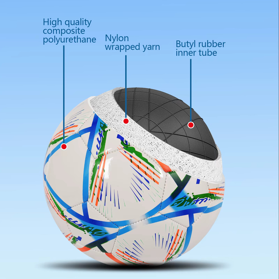 Glonity Bro Fußball, Weiß, Größe 5 - Bild 3