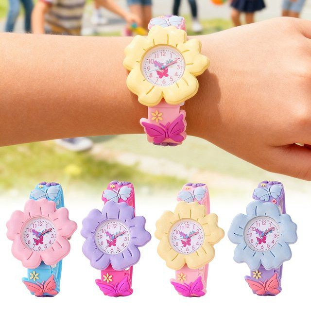 luxfacigoo Armbanduhr, Silikon, Bunt, Analoguhr, Kinder, Mädchen - Bild 1