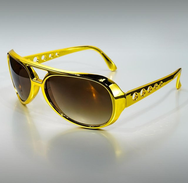 Wipon Sonnenbrille Aviator, Vollrand, Kunststoff, Unisex, yellow - Bild 1