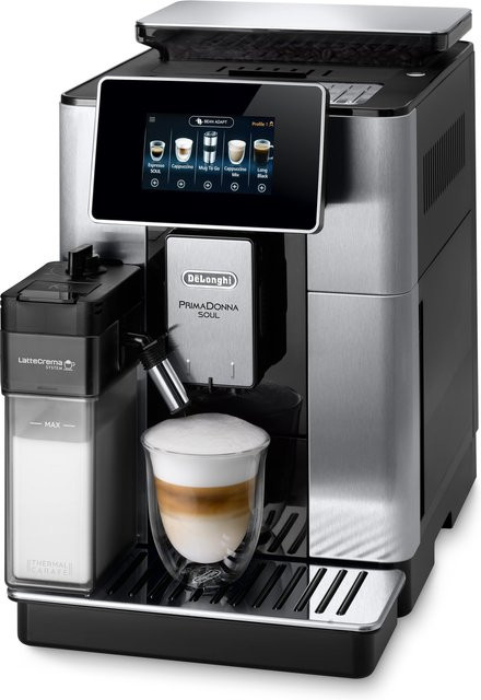 DeLonghi Primadonna Soul ECAM610.74.MB Kaffeevollautomat in Edelstahl mit App-Steuerung - Bild 1