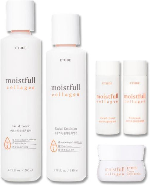 Etude House Moistfull Collagen Toner & Emulsion Set, Kollagen, 200 ml - Bild 1
