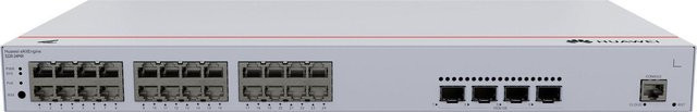 Huawei S220-24P4X Gigabit Ethernet Network Switch mit Power over Ethernet (PoE) in Grau - Bild 1