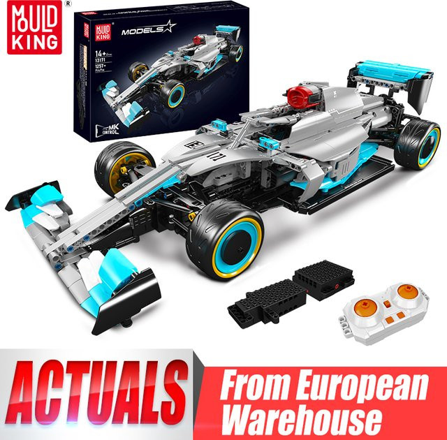 Mould King 13171 Technik-Auto-Bausatz, ferngesteuertes F1-Rennauto, ab 14 Jahren - Bild 1