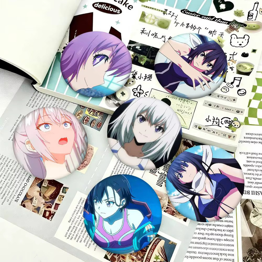 Mesuca Anstecknadeln, Keijo!!!! Cartoon-Stil, Emaille-Pins, Rund - Bild 2
