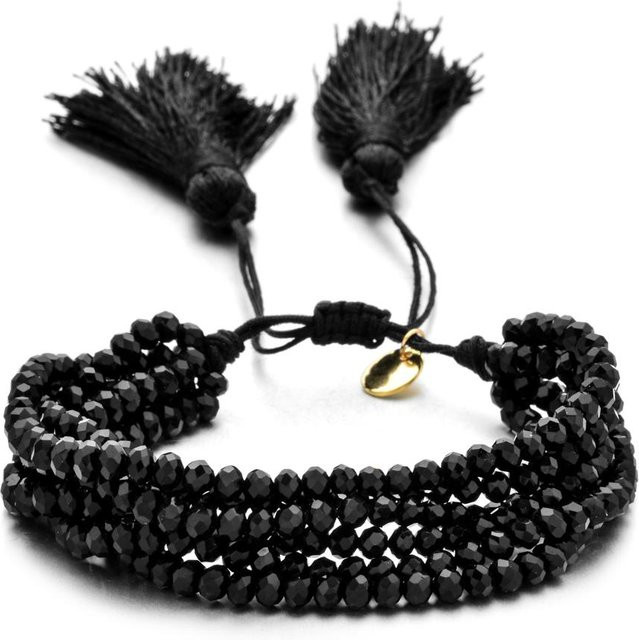 ZMZY Armband, Kristall, Schwarz, Messing, Damen - Bild 1