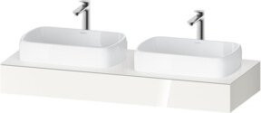 Duravit Konsole Qatego in Weiß, B/T/H: 140 x 55 x 17 cm - Bild 1