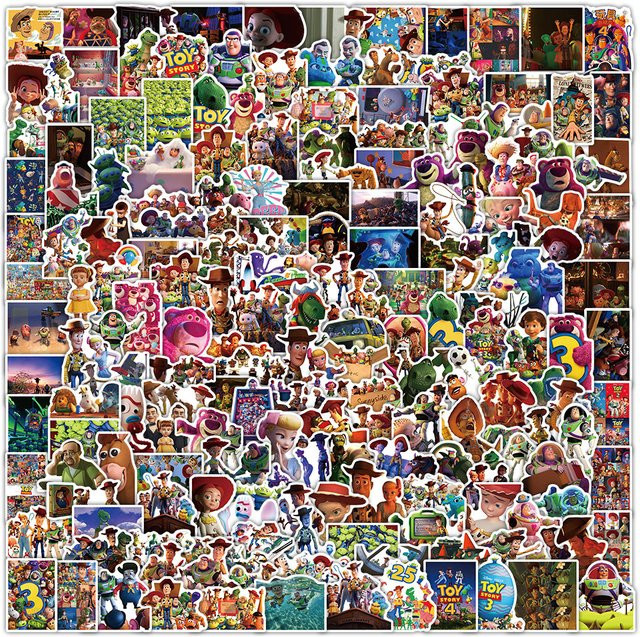 Disney Toy Story Cartoon-Aufkleber, PVC-Aufkleber, 30/50/100/200 Stück - Bild 1