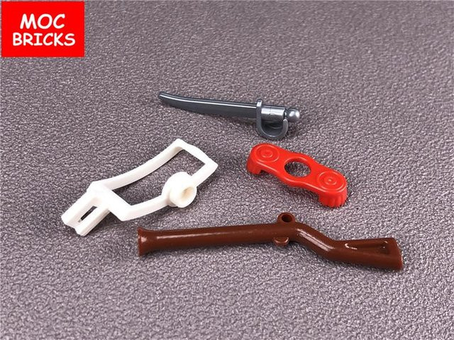 Yiran Toy Piratensoldat Waffenset Bausteine 5-teiliges Set - Bild 1
