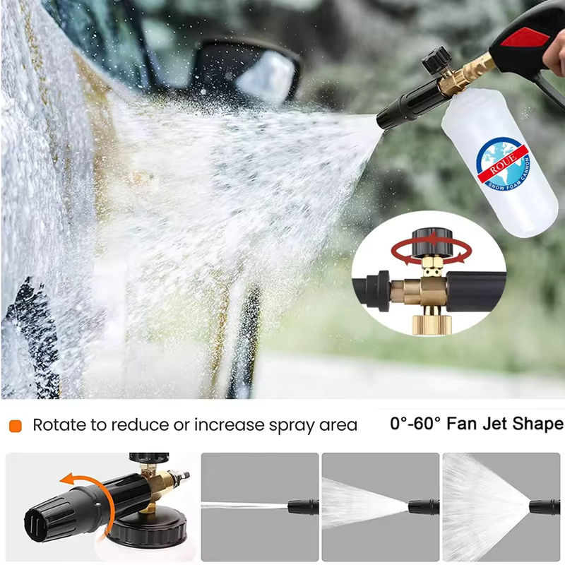 Kaikarai Schaumlanze mit Schaumdüse und Schaumkanone als Schaumgenerator für Karcher, Lavor, Parkside, Daewoo, Huter und Makita Hochdruckreiniger - Bild 3