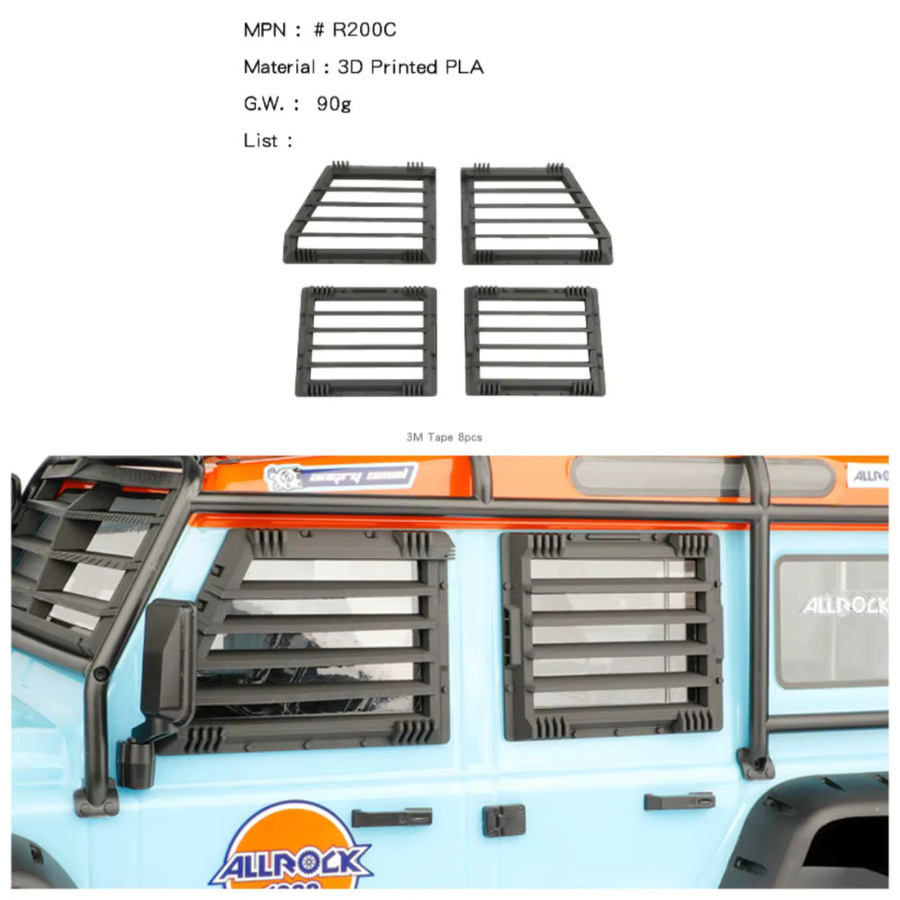 MJX Land Rover Defender, Statisches Modifikations-Erscheinungsbild, 1:8, Zubehör - Bild 2