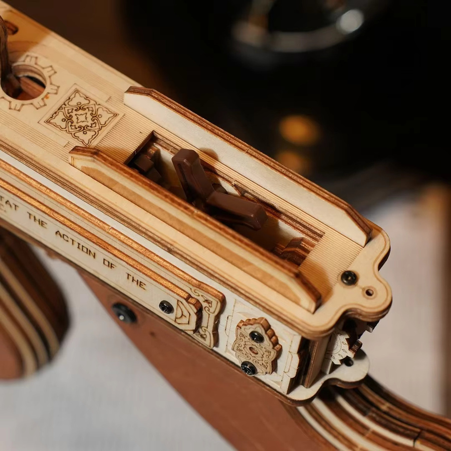 Robotime ROKR Thompson Maschinenpistole, 3D-Holzpuzzle - Bild 6