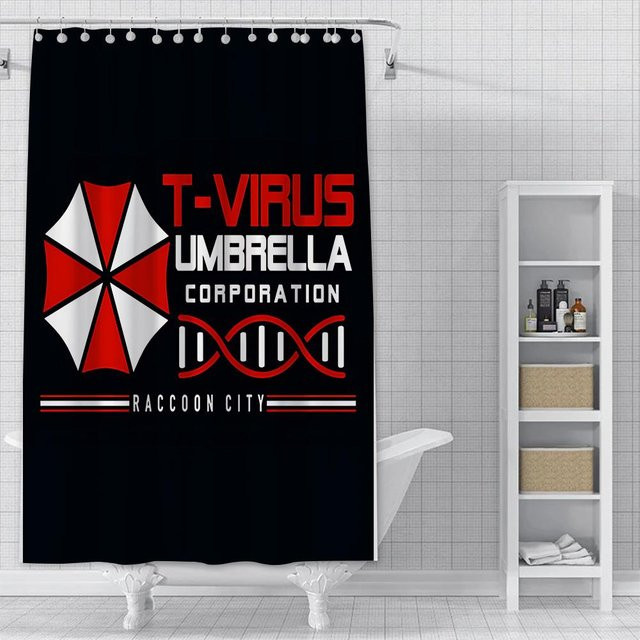 Wasserdichter Duschvorhang Resident Evil von Dai Jiaochuan aus Polyester in Bunt, Breite: 110 cm, Höhe: 175 cm - Bild 1