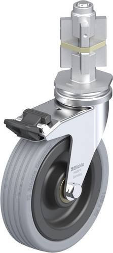 Blickle LRA-VPA 100K-FI-E05 Lenkrolle mit Feststeller in Schwarz-Grau, Rad-Durchmesser: 10 cm, Tragfähigkeit: 70 kg - Bild 1