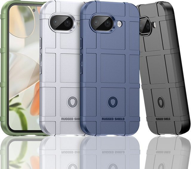 Stoßfeste und schlanke Schutzhülle für Google Pixel 9a in Schwarz - Bild 1