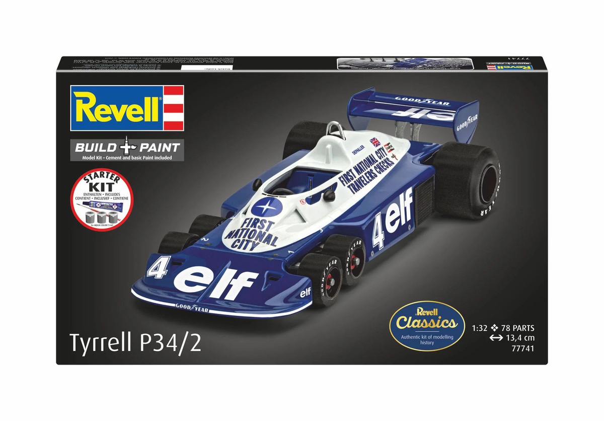 Revell Tyrrell P34/2 6-Wheeler Starter Kit 1:32 - Bild 3