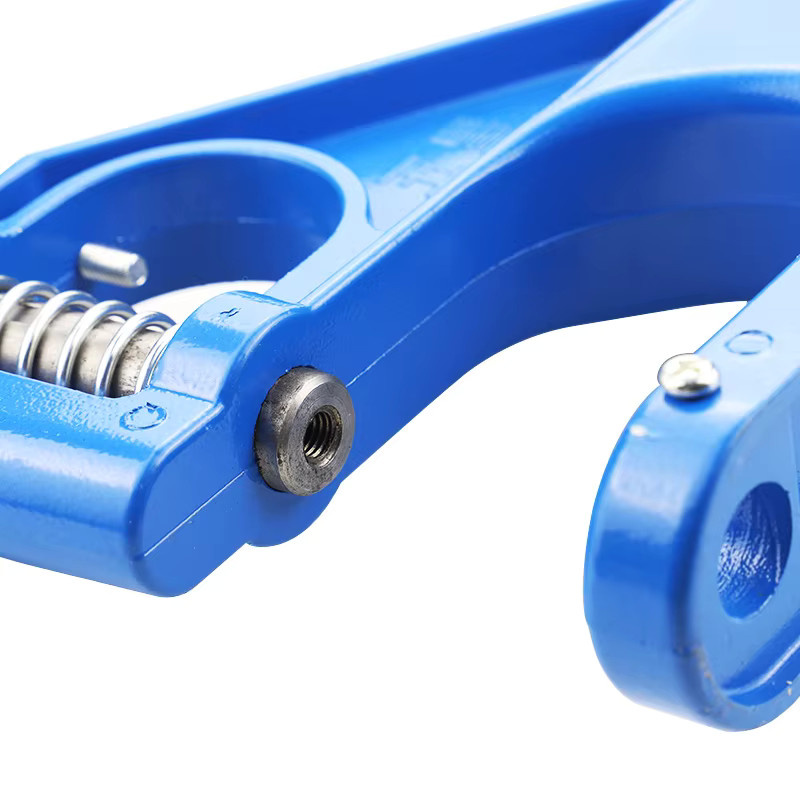 QJH Handpresse Heavy Duty Ösen Tülle Maschine mit austauschbaren Matrizen in Blau - Bild 3