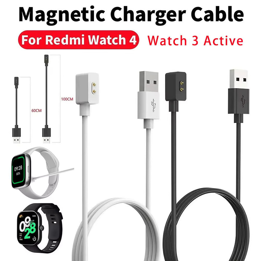 Xiaomi USB-Ladekabel Power Adapter für Mi Band 9, 8, Pro und Active in Schwarz - Bild 1