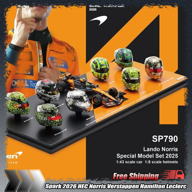 Bburago McLaren MCL39 Norris 2025 Abu Dhabi, Miniatur-Automodell, Metall, Harz - Bild 1