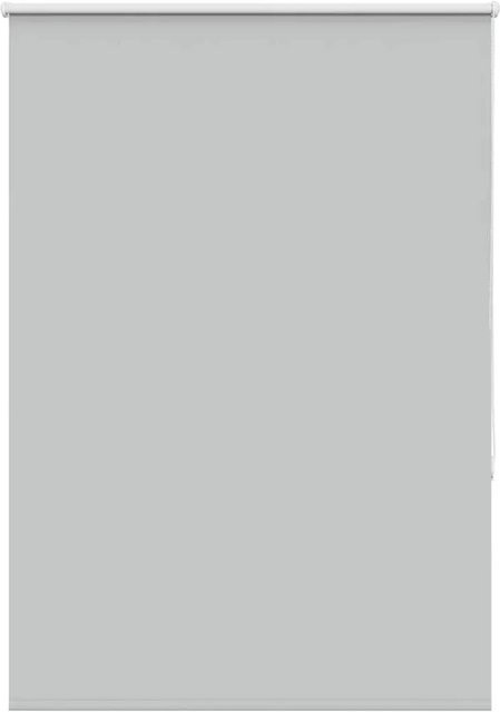 vidaXL Verdunkelungsrollo aus Polyester in Hellgrau, B: 100 cm, H: 150 cm - Bild 1