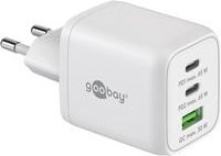 goobay USB-C Schnellladegerät Nano PD GaN 65 Watt in Weiß - Bild 1