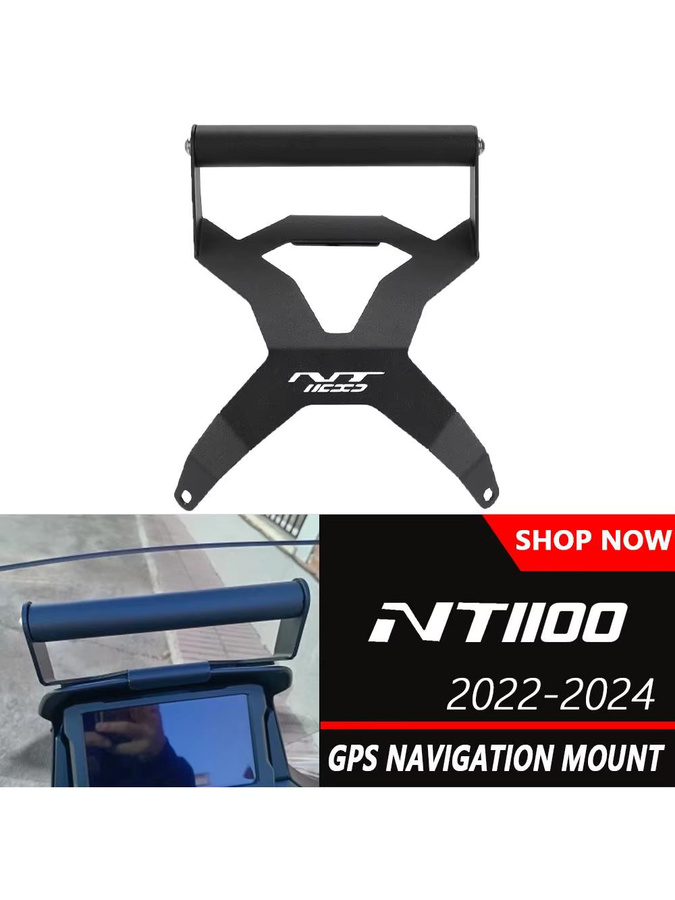 GPS-Navigationshalterung für Honda NT1100 (2022 - 2024) in Schwarz - Bild 5