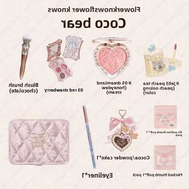 Flower Knows Sweet Bear Bunny Garden Geschenkset, 9-teilig, Damen - Bild 1