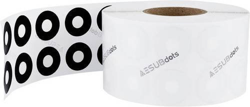 Aesub 3D Marker AESUBdots retro permanent weiß Ø 6mm mit 3000 Targets AESD106 - Bild 1