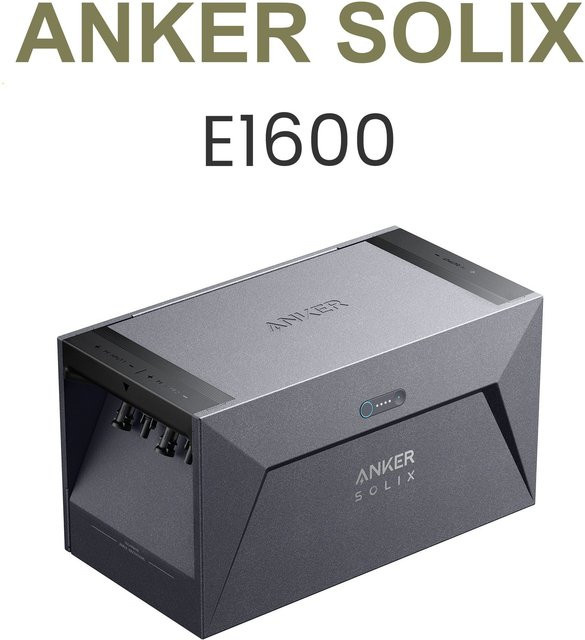 Anker SOLIX Solarbank E1600 mit integriertem 0W-Schalter und integrierter Heizung, Grau, 1600 Wh - Bild 2
