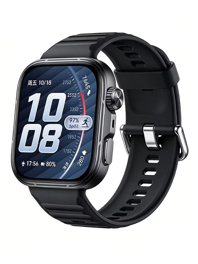 LCAPLE Uhrenarmband, Nylon und Silikon, Schwarz, Unisex - Bild 1