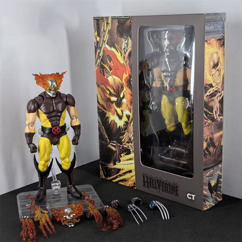 Bandai Marvel Wolverine Anime Figur Mafex 138 Deadpool 3 Actionfigur - Bild 3