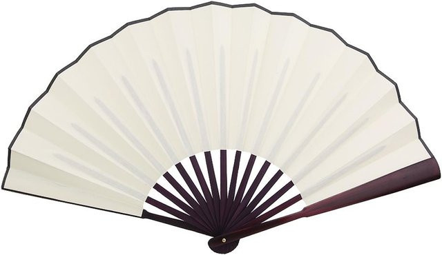 CosyHome Faltfächer aus Bastelpapier für Hochzeitsdekoration und Tanz, 10 Zoll, Weiß - Bild 1