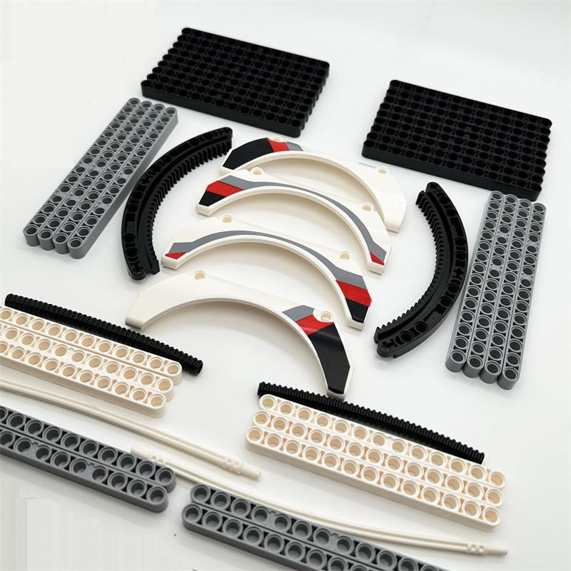 Yiran Toy MOC Technische Bauteile Steine Pin Hebearm Noppenloser Träger Achsverbinder Platte Auto Spielzeug - Bild 3
