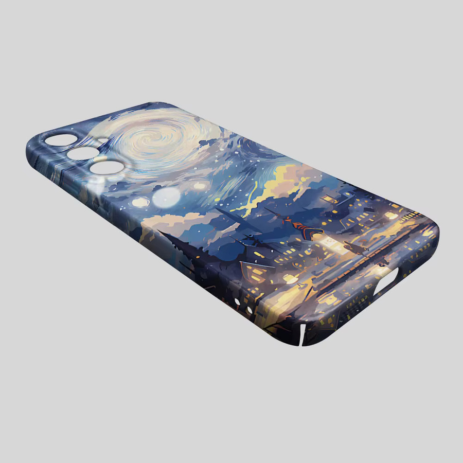 Vintage Ölgemälde Handyhülle aus hartem PC für Samsung Galaxy S26 S25 S24 S23 S22 Plus S21 Ultra Edge S23 S24 S25 FE in Multicolour - Bild 3