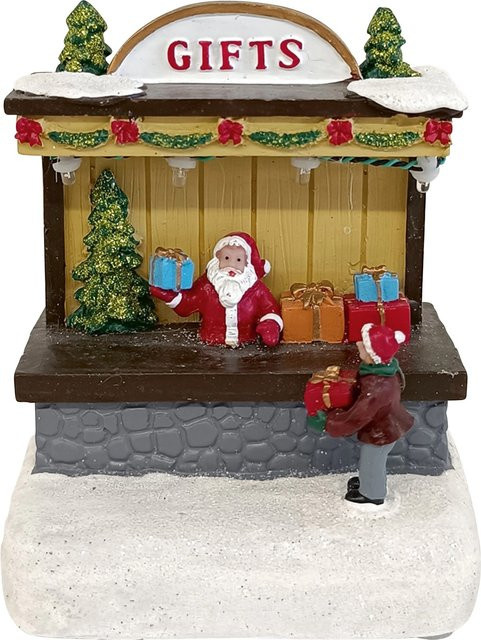OBI Weihnachtsdorf Figur Mehrfarbig B/T/H: 10,0 x 7,0 x 13,0 cm - Bild 1
