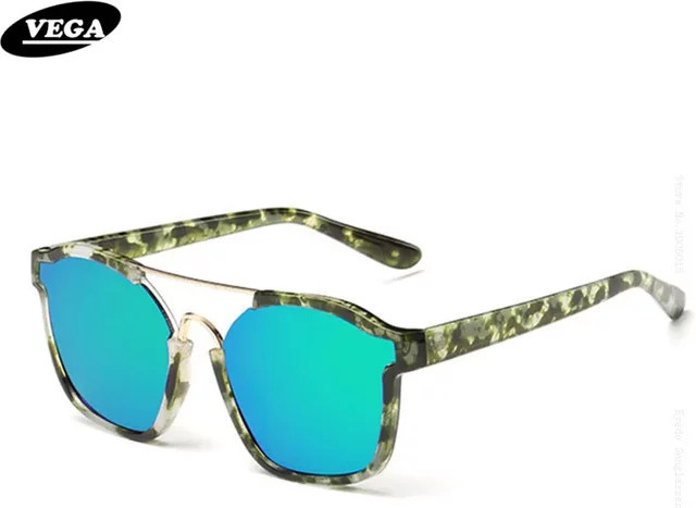 Vega Sonnenbrille, quadratisch, multicolor, Unisex, polarisiert - Bild 1