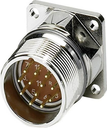 Phoenix Contact M23 Gerätesteckverbinder RF-17P1N8AWA00 gerade Silber - Bild 1