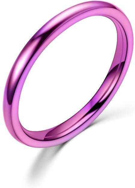 Partnerring Edelstahl, Silber, Unisex, Ringgröße 12 - Bild 1
