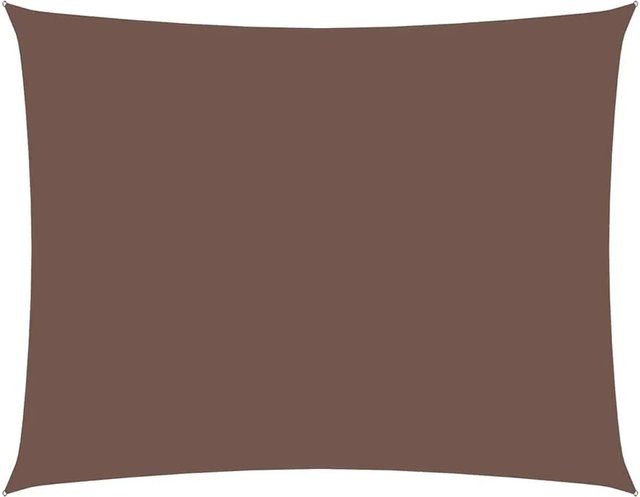Furnicato Sonnensegel aus PU-beschichtetem Oxford-Gewebe, rechteckig, Braun, B: 6 m, T: 4 m - Bild 1