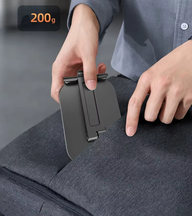 YANGGLOB Faltbare Schreibtisch-Handyhalterung für iPhone und iPad, Flexibel verstellbarer Tablet-Halter aus ABS-Material, Farbe: Grün - Bild 5