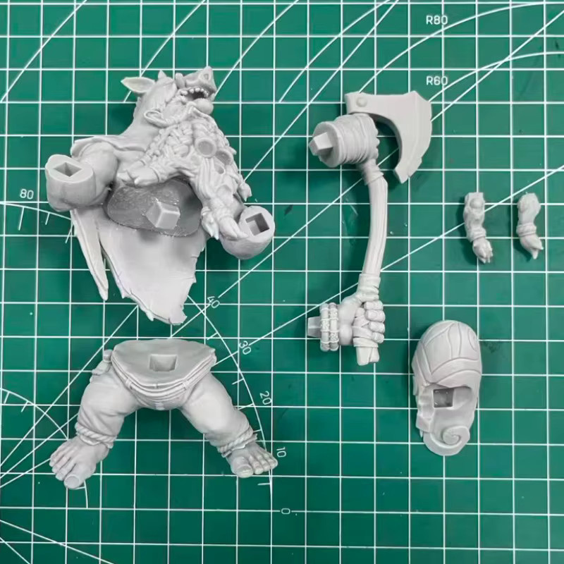 LISM Zwerg-Berserker, Fantasy, Modellbausatz, 60-mm-Modellbausatz - Bild 2