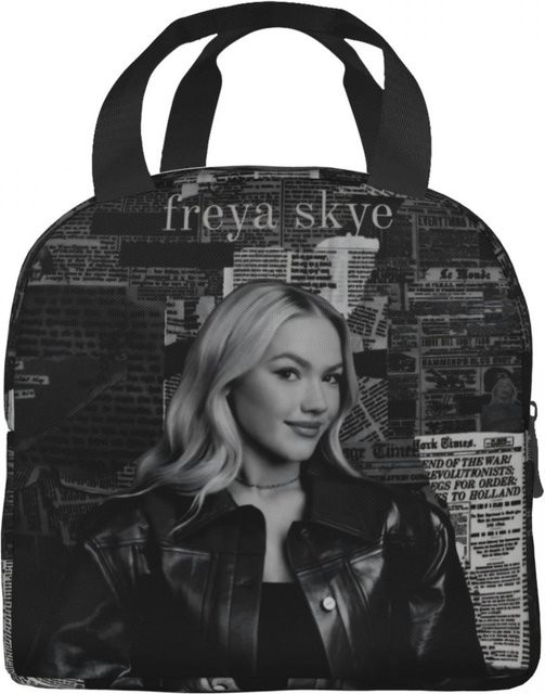 Isolierte Lunchtasche Freya Skye Sänger Tour 2026 von Fancy Style Studio in Schwarz - Bild 1