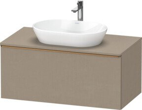 Duravit Waschtischunterschrank D-Neo beige matt wandhängend B: 100 cm, T: 55 cm, H: 45,9 cm - Bild 1